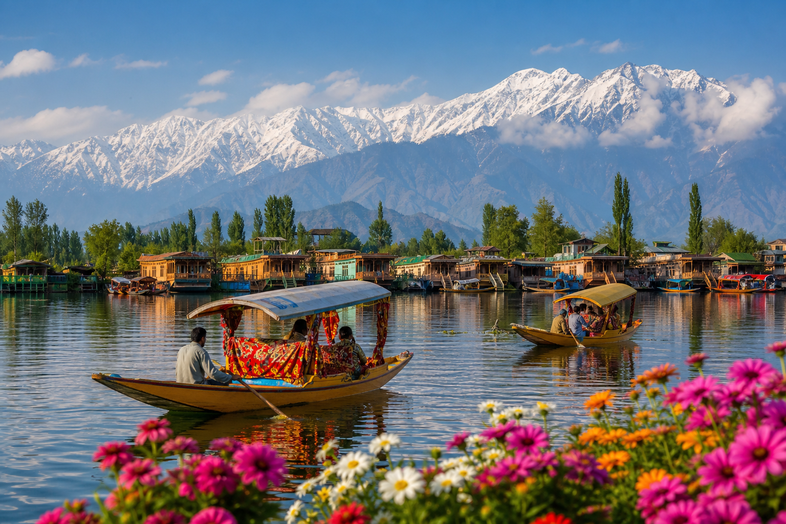 Kashmir Dal Lake Houseboat